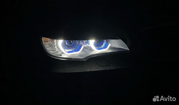 Ангельские глазки LED для BMW X6 E71 синие