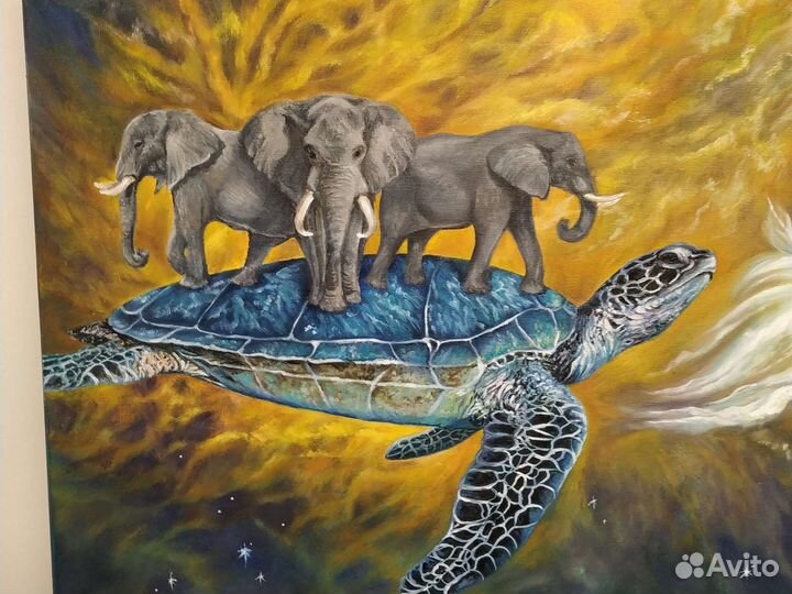 Картина маслом на холсте 