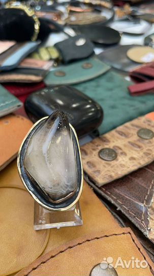 Кольцо ювелирное с раст топаз