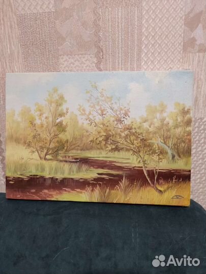 Картина маслом на холсте пейзаж