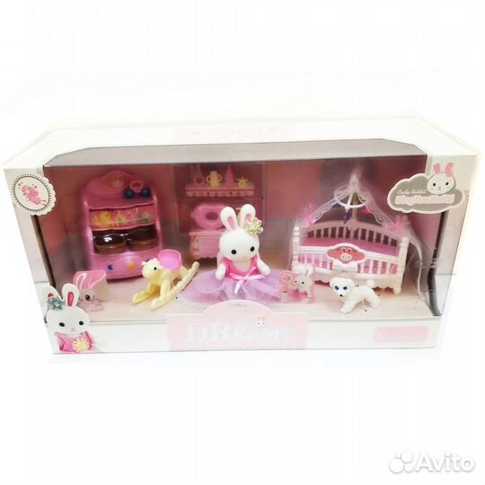 Happy Family Набор мебели Спальня аналог Sylvanian