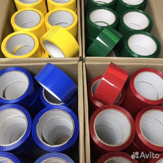 Клейкая лента скотч упаковочный