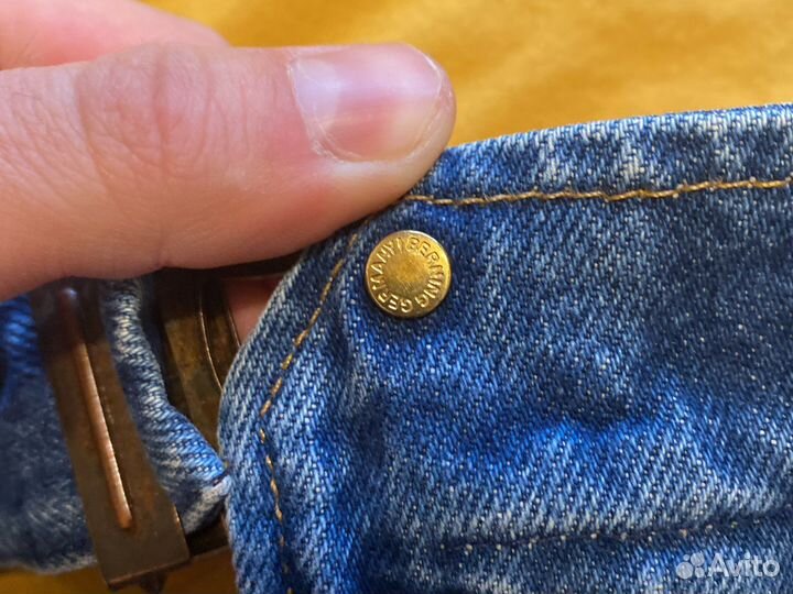 Джинсовый комбинезон мужской