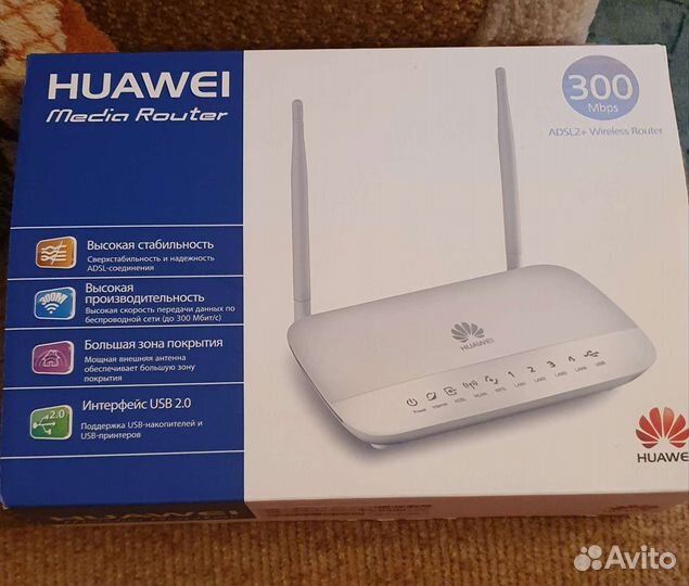 Adsl2+ модем huawei hg532f с wi-fi