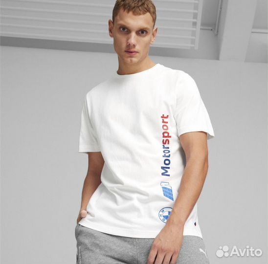 Футболка Puma BMW MMS Logo Tee. Размеры М и L