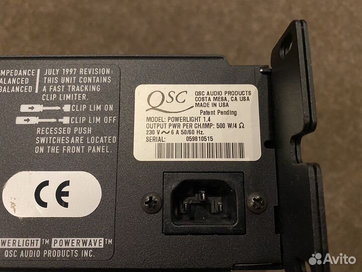 Усилитель мощности QSC Powerlight 1.4