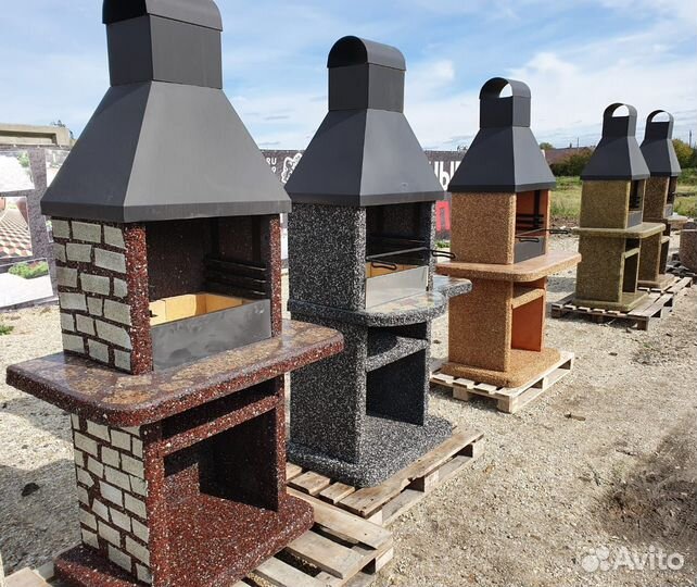 Модульные печи барбекю, печи под казан, комплекс