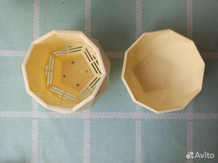 Кашпо горшок для цветов многогранный