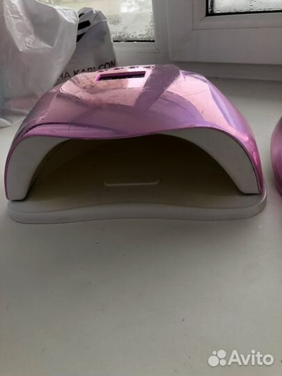 Лампа для ногтей бу