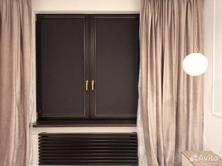 Рулонные шторы черные