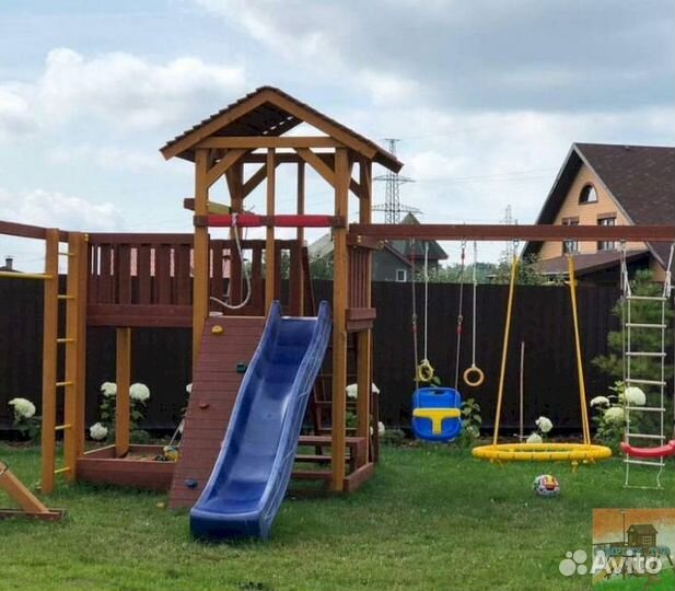 Детская площадка с установкой