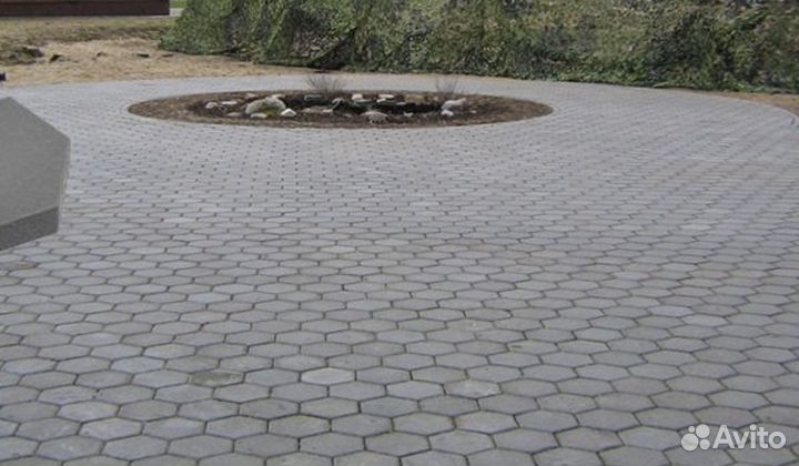 Тротуарная плитка, брусчатка 