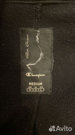 Худи Rick owens mountain champion