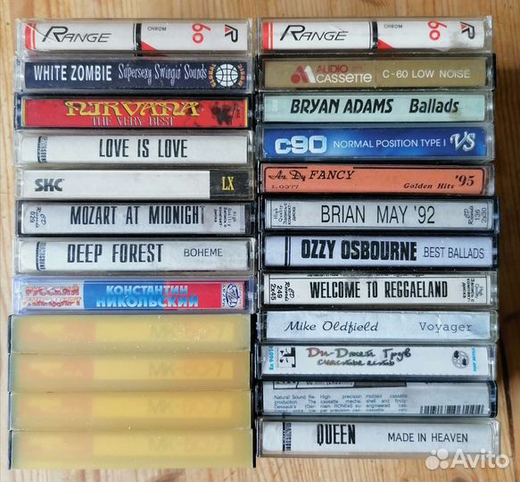 Аудио кассеты и диски