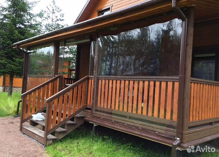 Мягкие окна на беседку