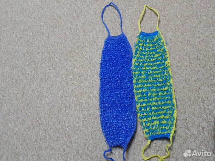 Мочалка ручной вязки