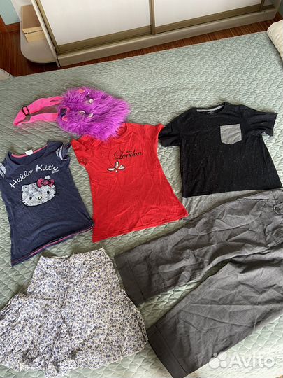 Детская одежда пакетом на девочку 10-13 лет