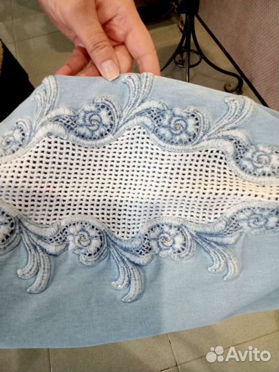 Брюки джинсовые 48-50р