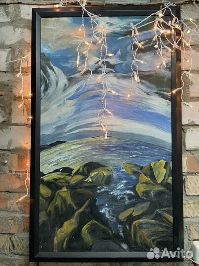 Картина «Море» ручная работа