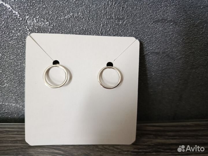 Серьги серебро