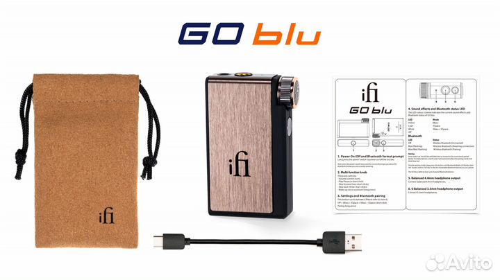Усилитель с USB-цапом и Bluetooth iFi Go Blu