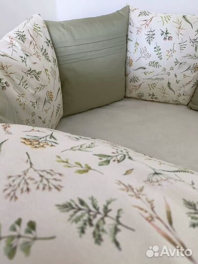 Детский набор бортики и постельное белье