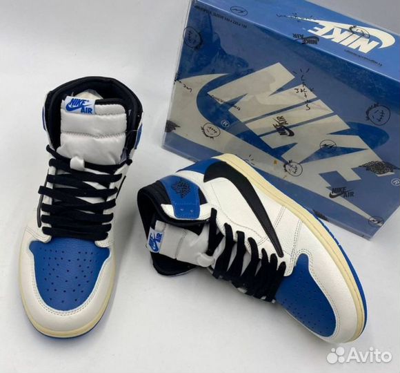 Новые Кроссовки Nike Jordan 1 Retro x Scott Travis