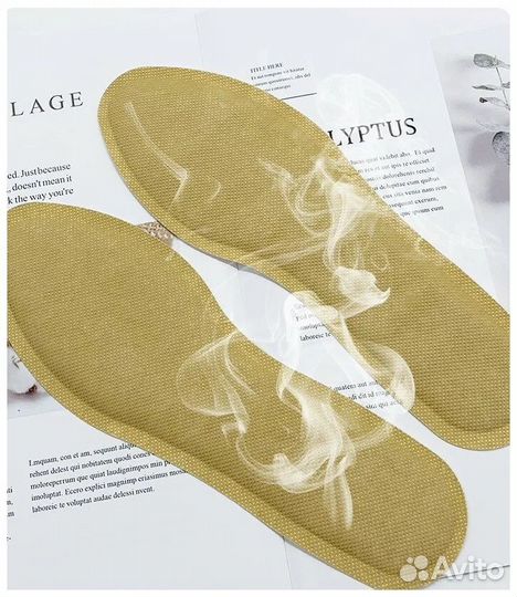 Стельки 5 пар самонагревающиеся/ с подогревом