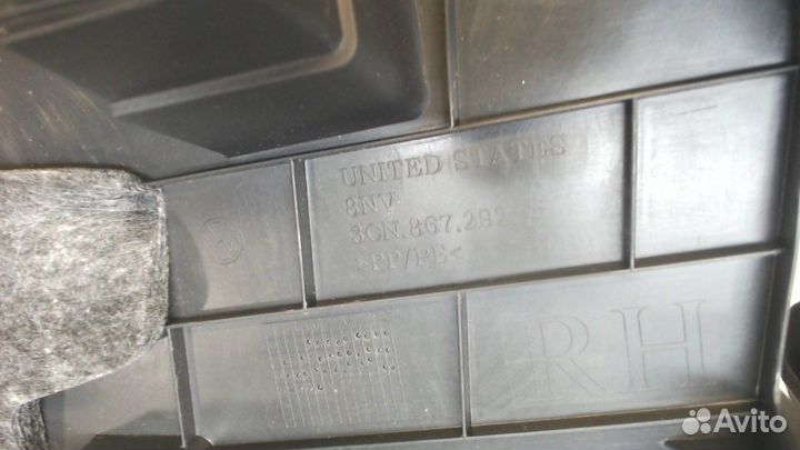 Обшивка салона Volkswagen Atlas, 2019