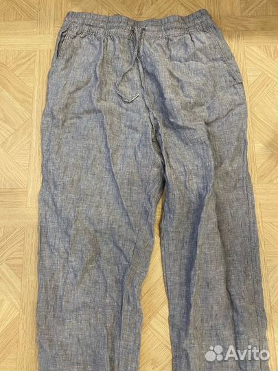 Штаны льняные hm