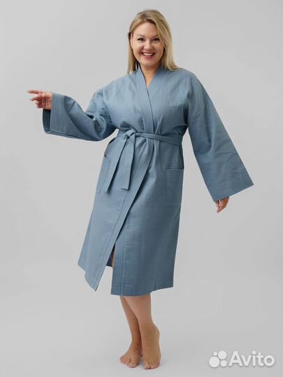 Халат банный вафельный Артикул 754 - 751