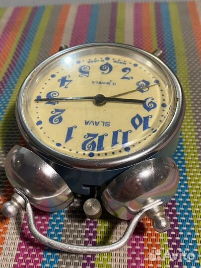 Часы будильник слава СССР