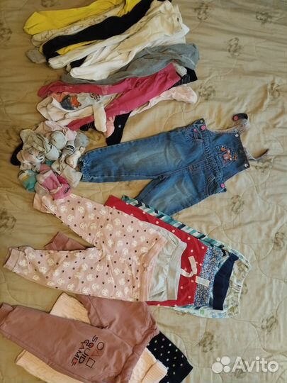 Вещи пакетом для девочки от года до двух