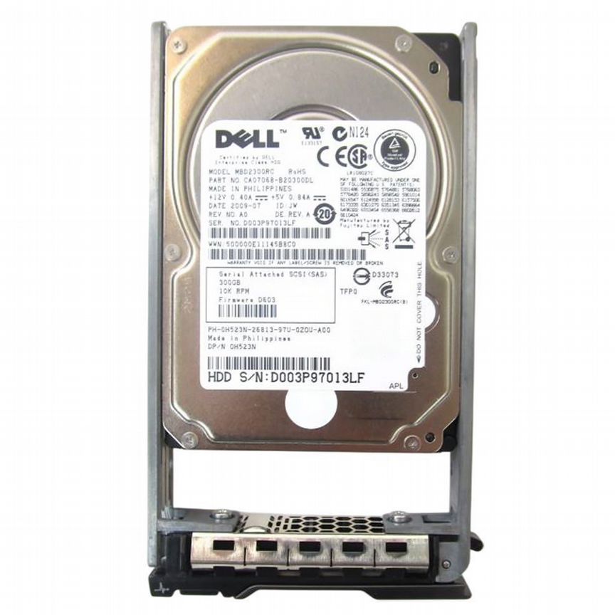 [H523N] Жесткий Диск Dell 300gb Sas 2,5 H523n