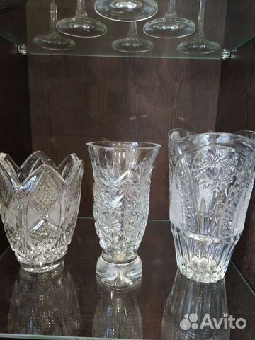 Вазы хрусталь из СССР
