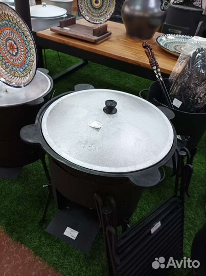 Казан чугунный 16 литров