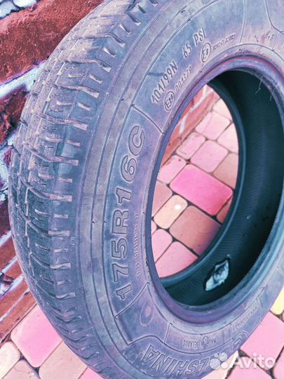 Шины 6 шт. :би-522 175/R16с б/у и камеры