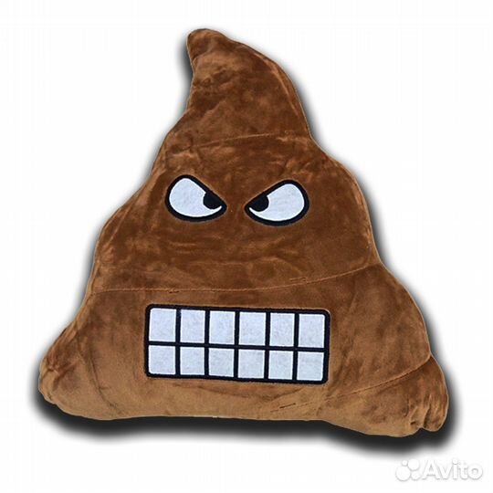 Подушка «коричневый смайл»