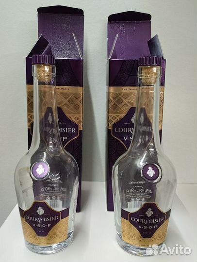 Коробка и бутылка коньяка Courvoisier vsop 0,5