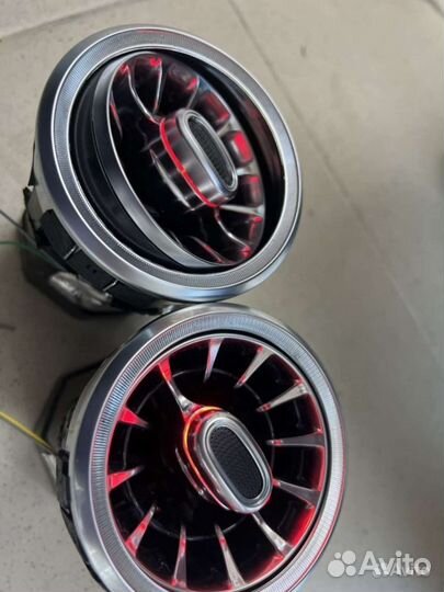 Дефлектора AMG регулируемые с подсветкой