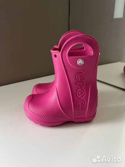 Сапоги crocs c6 розовые