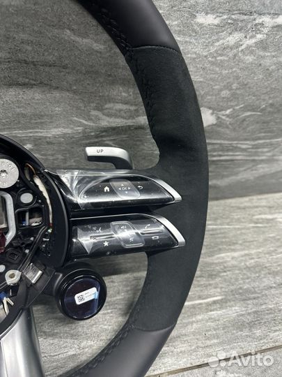 Новый руль алькантара AMG Mercedes W223 W213