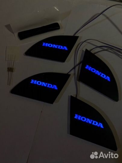 LED подсветка дверных ручек салона дверей Honda