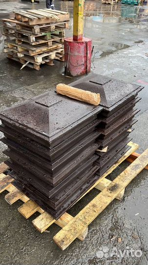 Колпак 385*385 1,5х1,5 кирпича гладкий заглушка