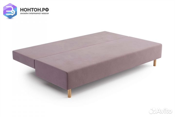 Диван еврокнижка Сайле розовый