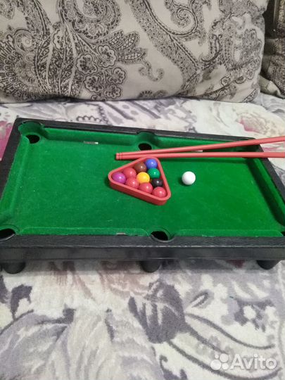 Детский настольный бильярд