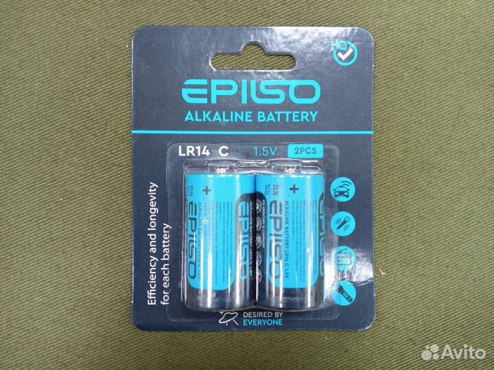 Батарейки LR14 C 2шт