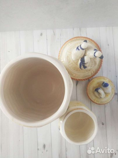 Банки кухонные для сыпучих продуктов керамика