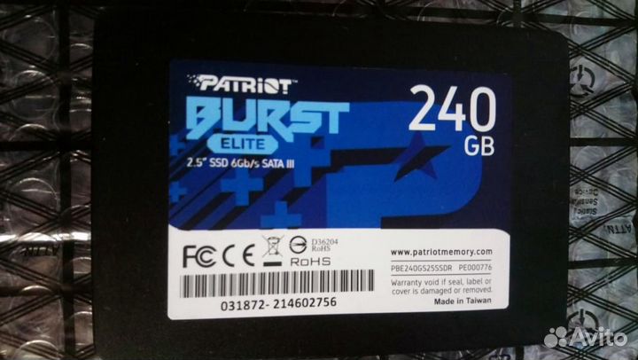 Ssd patriot 240 GB
