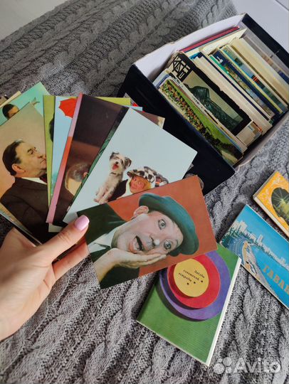 Открытки разных стран советского периода (коробка)